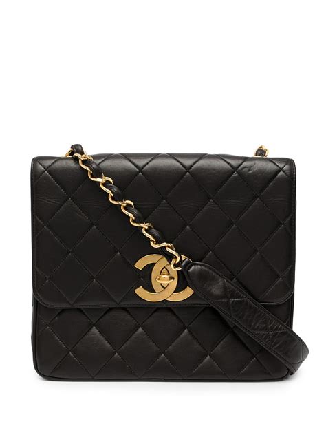 vintage chanel crossbody|chanel flap bag pre owned.